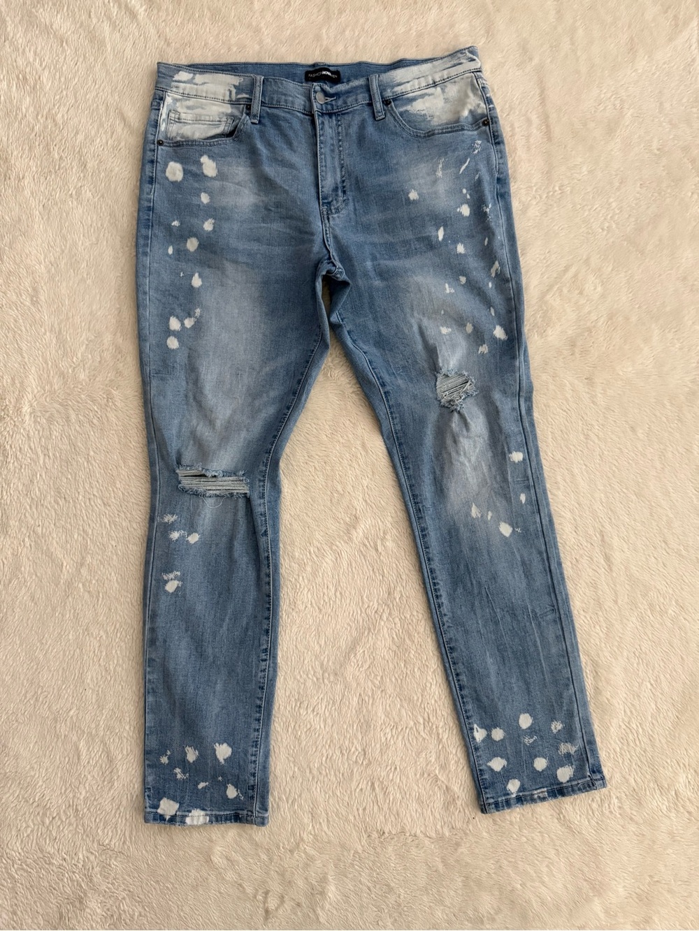 Men’s Distressed Jeans, Size 36, Nova Men, Fashion Nova